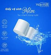 Giấy Vệ Sinh Watersilk 10 Cuộn Không Lõi